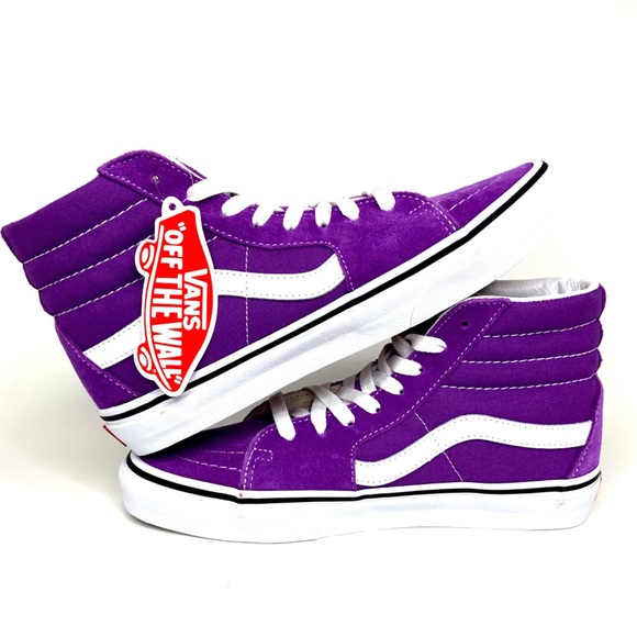 Vans Sk8-Hi Dewberry & True White Sneakers - Picture 16 of 16